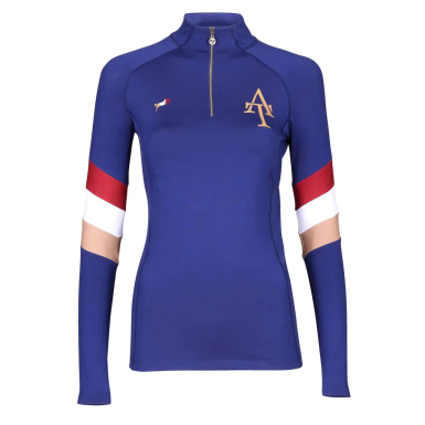 Shires Aubrion Team Long Sleeve Base Layer - Navy